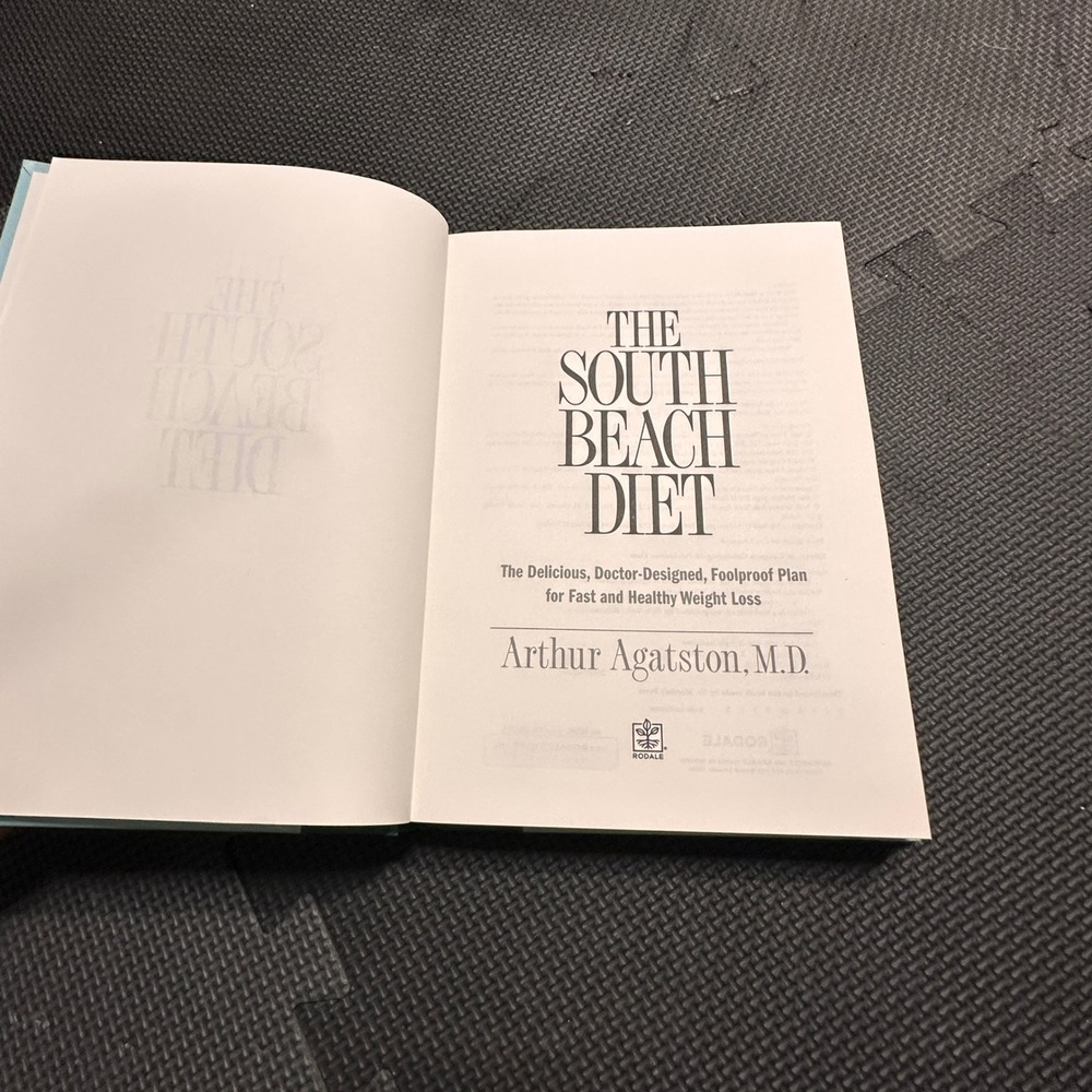 The South Beach Diet Arthur Agatston MD Hardcover 2003 Weight Loss Health Book